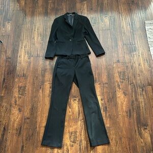 EXPRESS Black Blazer Pant Suit Set